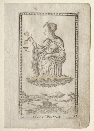 Geometrie (aus der Tarocchi-Serie C: Freie Künste, #24) von Master of the E Series Tarocchi