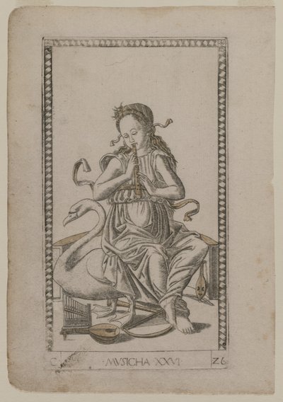 Musik (aus der Tarocchi-Serie C: Freie Künste, #26) von Master of the E Series Tarocchi