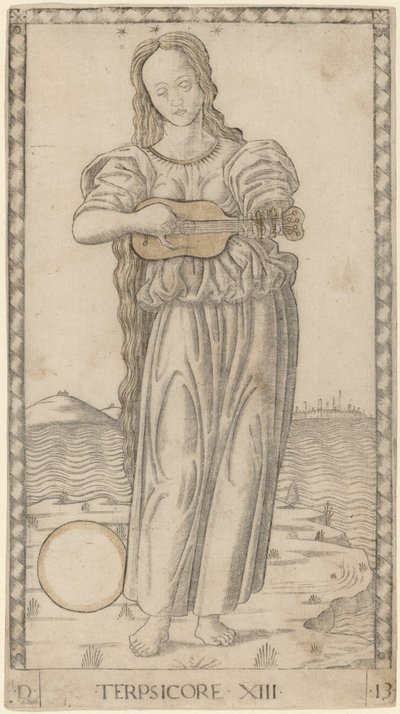 Terpsichore von Master of the E Series Tarocchi