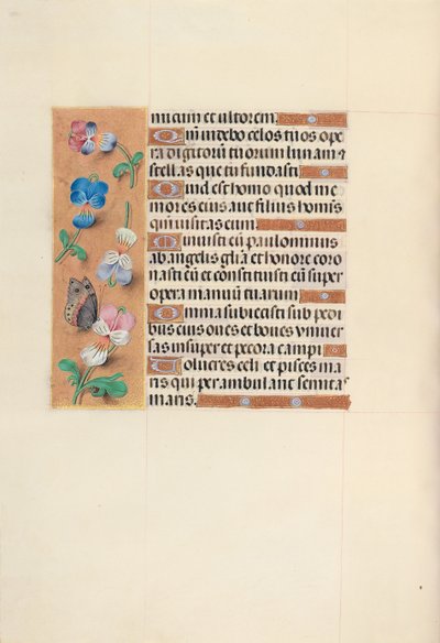 Stunden der Königin Isabella der Katholischen, Königin von Spanien: Fol. 100v, ca. 1500 von Master of the First Prayerbook of Maximillian