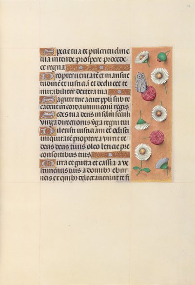 Stundenbuch der Königin Isabella der Katholischen, Königin von Spanien: Fol. 104r, um 1500 von Master of the First Prayerbook of Maximillian