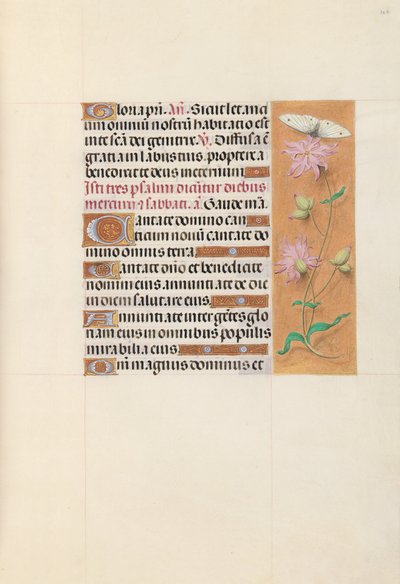Stundenbuch der Königin Isabella der Katholischen, Königin von Spanien: Fol. 107r von Master of the First Prayerbook of Maximillian