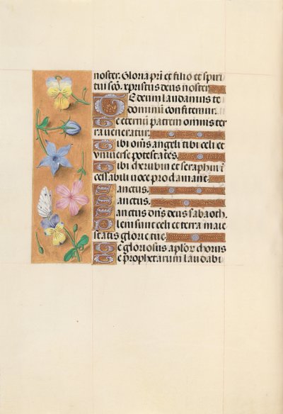 Stundenbuch der Königin Isabella der Katholischen, Königin von Spanien: Fol. 112v (ca. 1500) von Master of the First Prayerbook of Maximillian