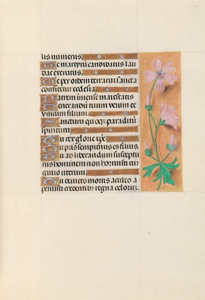 Stundenbuch der Königin Isabella der Katholischen, Königin von Spanien: Fol. 113r, ca. 1500 von Master of the First Prayerbook of Maximillian