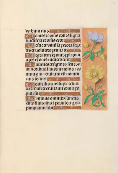 Stundenbuch der Königin Isabella der Katholischen, Königin von Spanien: Fol. 121r, ca. 1500 von Master of the First Prayerbook of Maximillian