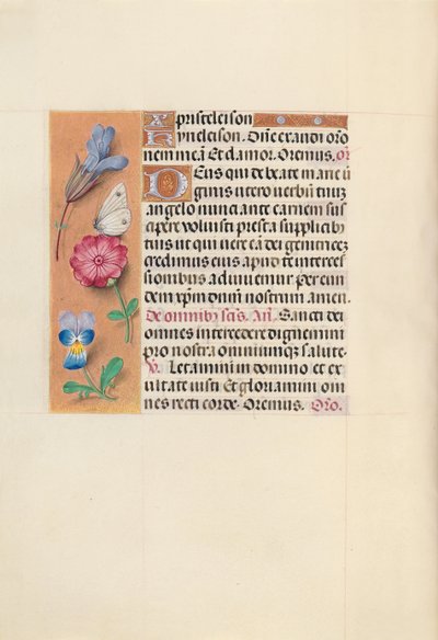 Stundenbuch der Königin Isabella der Katholischen, Königin von Spanien: Fol. 124v, ca. 1500 von Master of the First Prayerbook of Maximillian