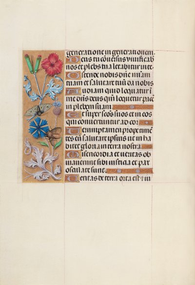 Stundenbuch der Königin Isabella der Katholischen, Königin von Spanien: Fol. 128v, um 1500 von Master of the First Prayerbook of Maximillian
