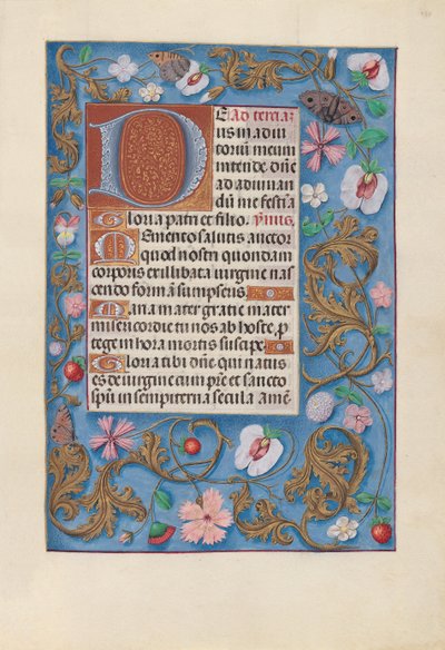 Stundenbuch der Königin Isabella die Katholische, Königin von Spanien: Fol. 132r, um 1500 von Master of the First Prayerbook of Maximillian