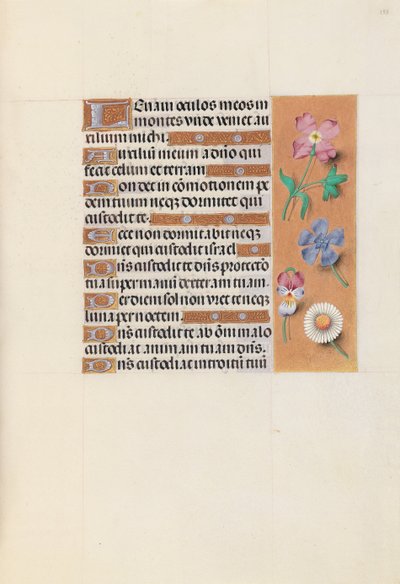 Stundenbuch der Königin Isabella die Katholische, Königin von Spanien: Fol. 133r von Master of the First Prayerbook of Maximillian