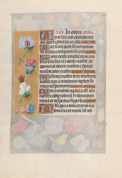 Stundenbuch der Königin Isabella der Katholischen, Königin von Spanien: Fol. 137v, ca. 1500 von Master of the First Prayerbook of Maximillian