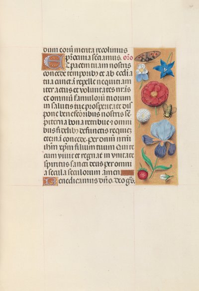 Stundenbuch der Königin Isabella die Katholische, Königin von Spanien: Fol. 140r, um 1500 von Master of the First Prayerbook of Maximillian