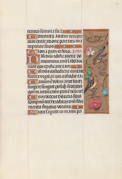 Stundenbuch der Königin Isabella der Katholischen, Königin von Spanien: Fol. 143r, ca. 1500 von Master of the First Prayerbook of Maximillian