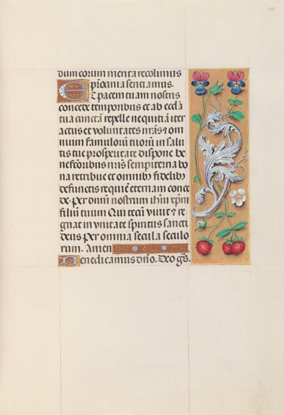Stundenbuch der Königin Isabella der Katholischen, Königin von Spanien: Fol. 153r, um 1500 von Master of the First Prayerbook of Maximillian
