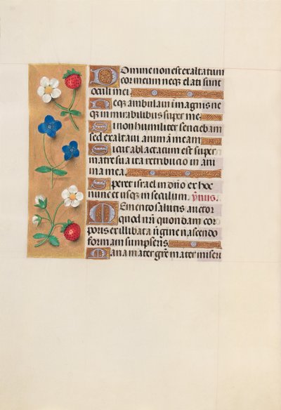 Stundenbuch der Königin Isabella die Katholische, Königin von Spanien: Fol. 156v, ca. 1500 von Master of the First Prayerbook of Maximillian