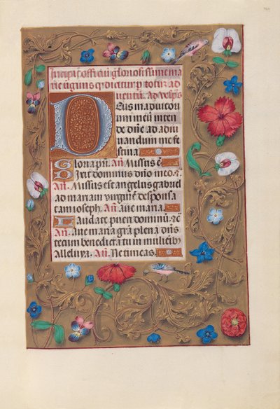 Stundenbuch der Königin Isabella der Katholischen, Königin von Spanien: Fol. 160r, 1500 von Master of the First Prayerbook of Maximillian