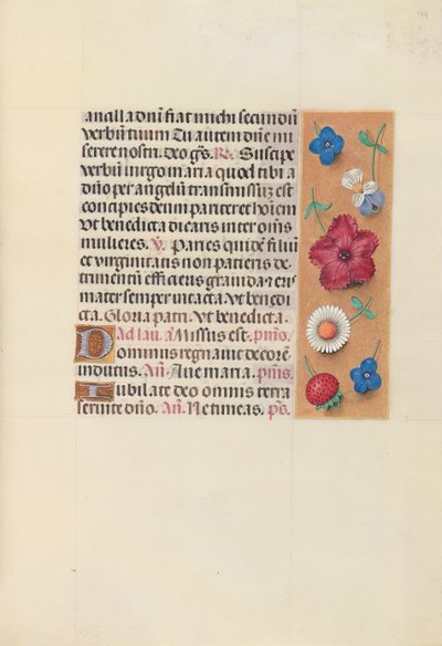 Stundenbuch der Königin Isabella der Katholischen, Königin von Spanien: Fol. 164r, ca. 1500 von Master of the First Prayerbook of Maximillian