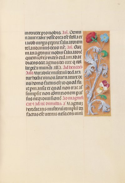 Stundenbuch der Königin Isabella der Katholischen, Königin von Spanien: Fol. 166r, um 1500 von Master of the First Prayerbook of Maximillian
