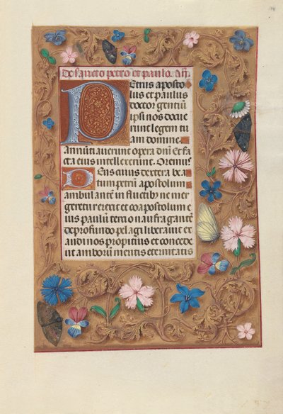 Stundenbuch der Königin Isabella der Katholischen, Königin von Spanien: Fol. 174r, ca. 1500 von Master of the First Prayerbook of Maximillian