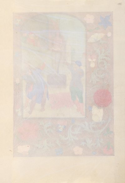 Stundenbuch der Königin Isabella der Katholischen, Königin von Spanien: Fol. 177r, ca. 1500 von Master of the First Prayerbook of Maximillian