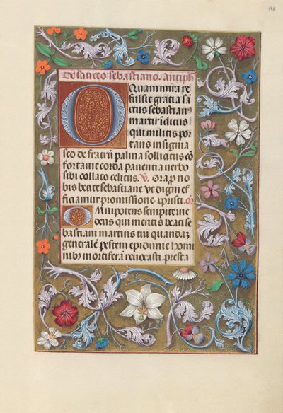 Stunden der Königin Isabella der Katholischen, Königin von Spanien: Fol. 178r, um 1500 von Master of the First Prayerbook of Maximillian