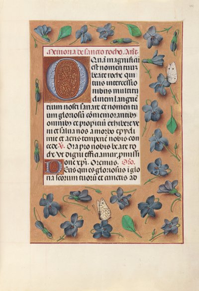 Stundenbuch der Königin Isabella die Katholische, Königin von Spanien: Fol. 182r, ca. 1500 von Master of the First Prayerbook of Maximillian