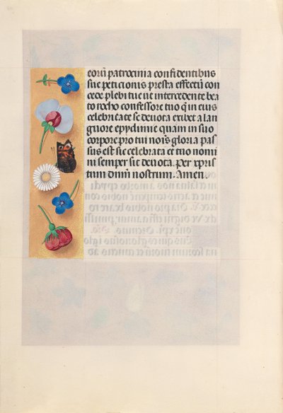 Stundenbuch der Königin Isabella der Katholischen, Königin von Spanien: Fol. 182v, um 1500 von Master of the First Prayerbook of Maximillian