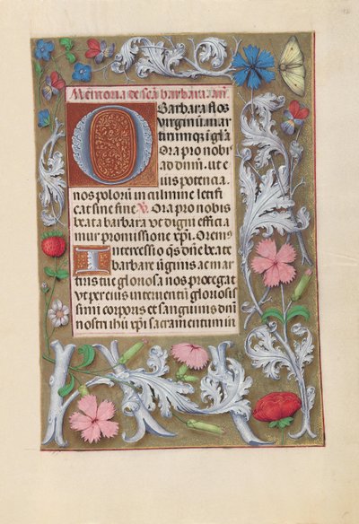 Stundenbuch der Königin Isabella der Katholischen, Königin von Spanien: Fol. 192r, um 1500 von Master of the First Prayerbook of Maximillian