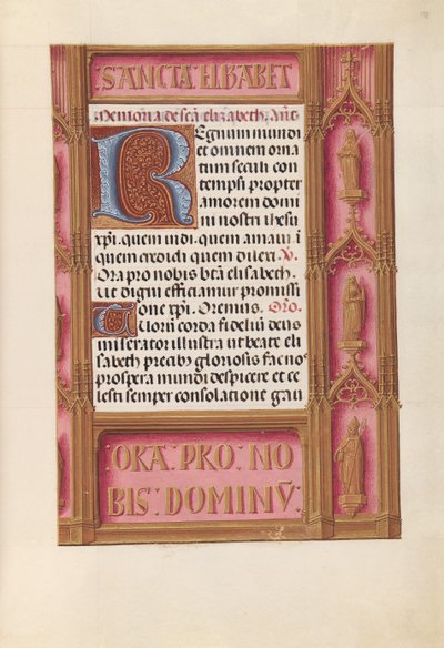 Stundenbuch der Königin Isabella der Katholischen, Königin von Spanien: Fol. 198r, ca. 1500 von Master of the First Prayerbook of Maximillian