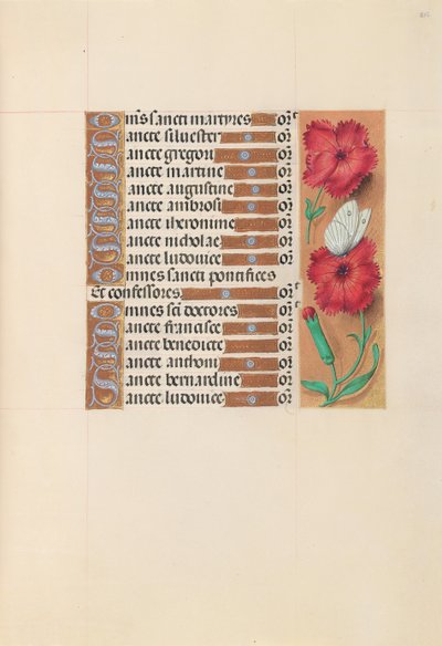 Stundenbuch der Königin Isabella der Katholischen, Königin von Spanien: Fol. 212r, ca. 1500 von Master of the First Prayerbook of Maximillian