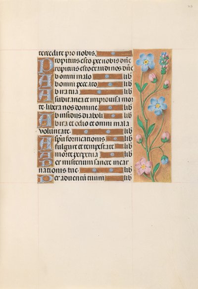 Stundenbuch der Königin Isabella der Katholischen, Königin von Spanien: Fol. 213r, ca. 1500 von Master of the First Prayerbook of Maximillian