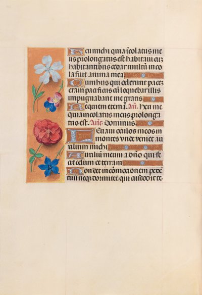 Stundenbuch der Königin Isabella der Katholischen, Königin von Spanien: Fol. 221v von Master of the First Prayerbook of Maximillian