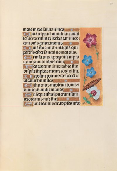Stundenbuch der Königin Isabella der Katholischen, Königin von Spanien: Fol. 224r, um 1500 von Master of the First Prayerbook of Maximillian