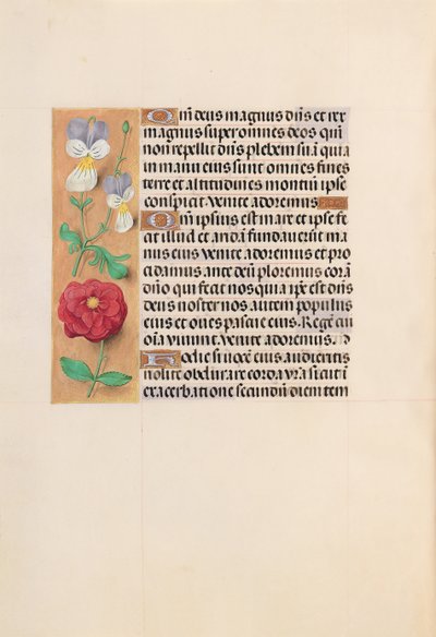 Stundenbuch der Königin Isabella der Katholischen, Königin von Spanien: Fol. 226v, um 1500 von Master of the First Prayerbook of Maximillian