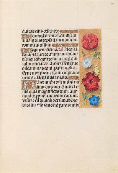 Stundenbuch der Königin Isabella der Katholischen, Königin von Spanien: Fol. 231r, um 1500 von Master of the First Prayerbook of Maximillian