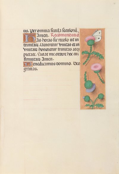 Stundenbuch der Königin Isabella der Katholischen, Königin von Spanien: Fol. 23r von Master of the First Prayerbook of Maximillian