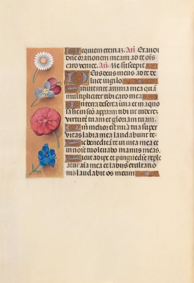 Stundenbuch der Königin Isabella der Katholischen, Königin von Spanien: Fol. 249v, ca. 1500 von Master of the First Prayerbook of Maximillian