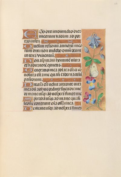 Stundenbuch der Königin Isabella der Katholischen, Königin von Spanien: Fol. 251r, ca. 1500 von Master of the First Prayerbook of Maximillian