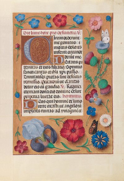 Stundenbuch der Königin Isabella der Katholischen, Königin von Spanien: Fol. 25r von Master of the First Prayerbook of Maximillian