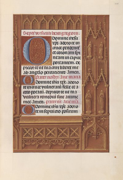 Stunden der Königin Isabella der Katholischen, Königin von Spanien: Fol. 265r, um 1500 von Master of the First Prayerbook of Maximillian