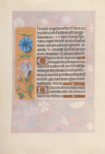 Stunden der Königin Isabella der Katholischen, Königin von Spanien: Fol. 32v, ca. 1500 von Master of the First Prayerbook of Maximillian