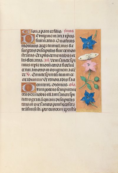 Stundenbuch der Königin Isabella der Katholischen, Königin von Spanien: Fol. 33r von Master of the First Prayerbook of Maximillian