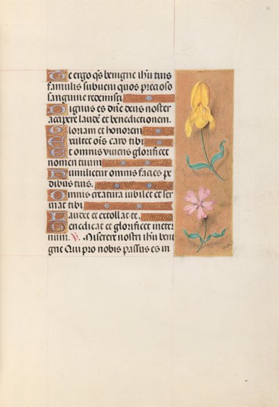 Stundenbuch der Königin Isabella der Katholischen, Königin von Spanien: Fol. 56r, um 1500 von Master of the First Prayerbook of Maximillian