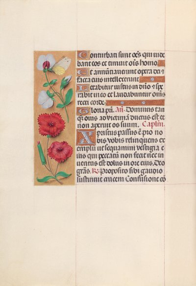 Stundenbuch der Königin Isabella die Katholische, Königin von Spanien: Fol. 64v, ca. 1500 von Master of the First Prayerbook of Maximillian
