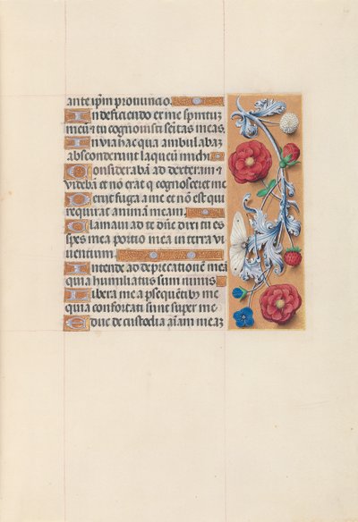 Stundenbuch der Königin Isabella die Katholische, Königin von Spanien: Fol. 70r, um 1500 von Master of the First Prayerbook of Maximillian