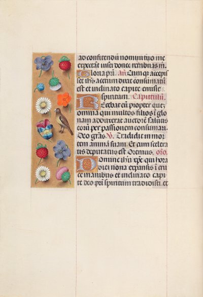Stundenbuch der Königin Isabella der Katholischen, Königin von Spanien: Fol. 70v von Master of the First Prayerbook of Maximillian
