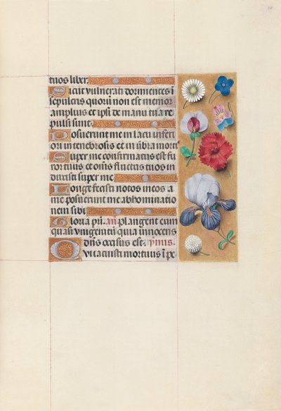 Stunden der Königin Isabella der Katholischen, Königin von Spanien: Fol. 78r, ca. 1500 von Master of the First Prayerbook of Maximillian