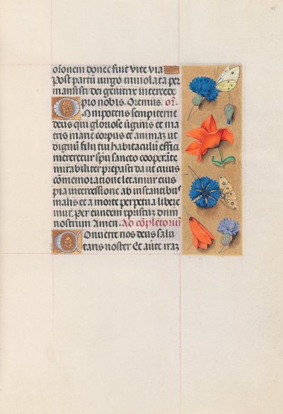 Stundenbuch der Königin Isabella der Katholischen, Königin von Spanien: Fol. 85r von Master of the First Prayerbook of Maximillian