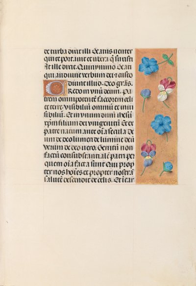 Stundenbuch der Königin Isabella der Katholischen, Königin von Spanien: Fol. 91r, ca. 1500 von Master of the First Prayerbook of Maximillian