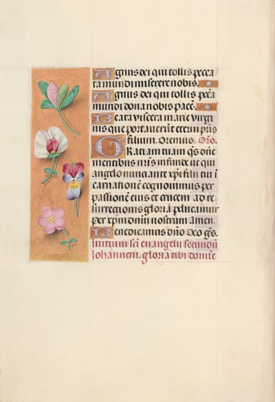 Stundenbuch der Königin Isabella der Katholischen, Königin von Spanien: Fol. 92v, ca. 1500 von Master of the First Prayerbook of Maximillian