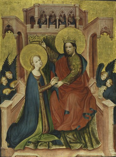 Krönung der Jungfrau von Master of the Fröndenberg Altarpiece